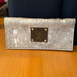 UpCycle LV Wallet ( that’s what they called it) Cow Hair Leather